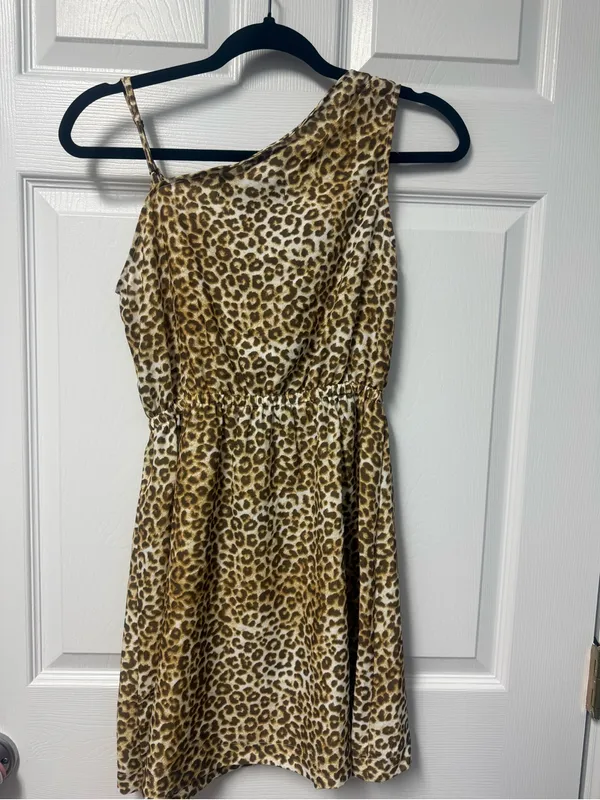Kardashian Kollection Leopard Print Mini Dress - Brown - Image 5