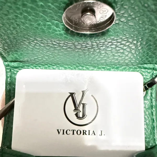 Green Synthetic Leather Crossbody Bag with Removable coin purse/or AirPods case - Image 13