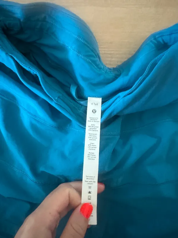 Lululemon Pace Rival Skirt tall teal - Image 3