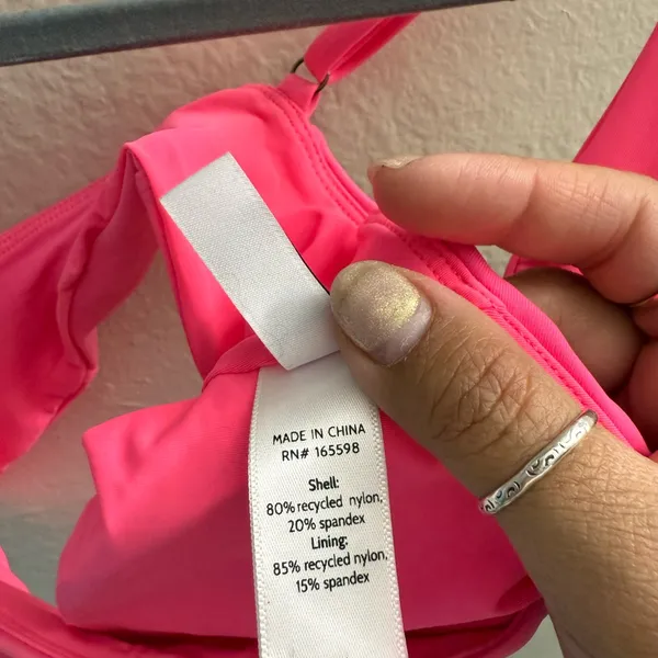 Andie Swim The Kalama Bikini Top Size S Petal Summer Swim Padded Spring - Image 4