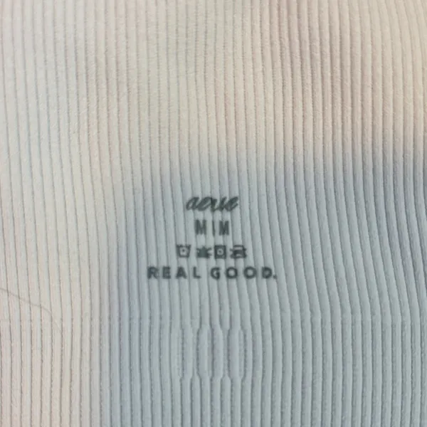 Aerie White Ribbed Bralette Size Medium - Image 4