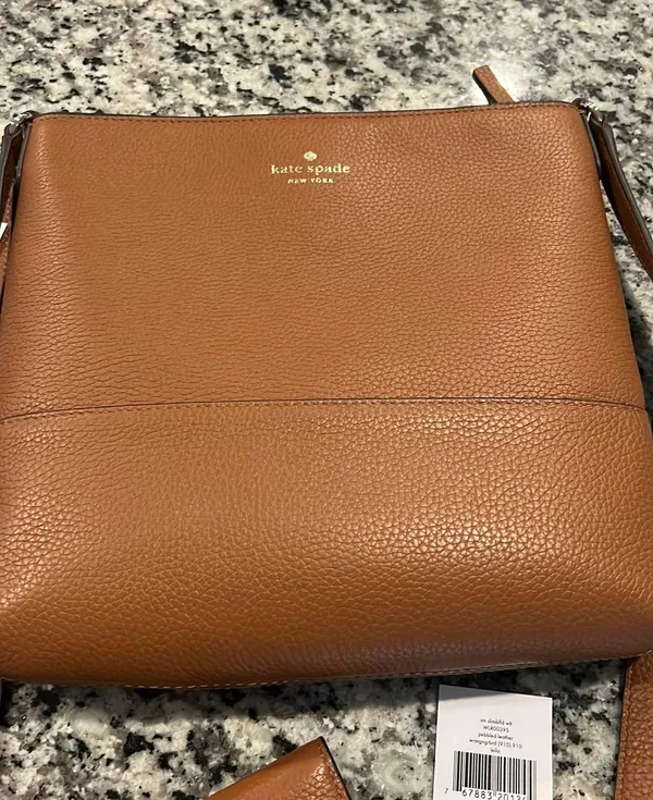 Kate Spade NWT CORA CROSSBODY WARM GINGER AND WALLET SET - Image 4