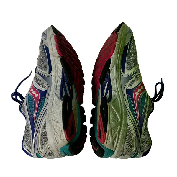 Saucony‎ Guide 8 Womens 8.5 Running Shoes Silver Blue Pink S10256-1 PowerGrid - Image 8