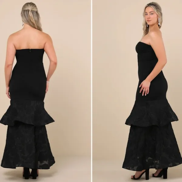LULUS Prom Chic Wedding Holiday Sexy Elegant Vixen Sophisticated Cocktail Maxi - Image 6