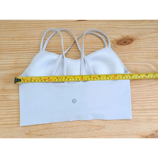 Lululemon Align Bra Gray Size S Nulu Fabric Cross Back Yoga Sports Bra - Image 8