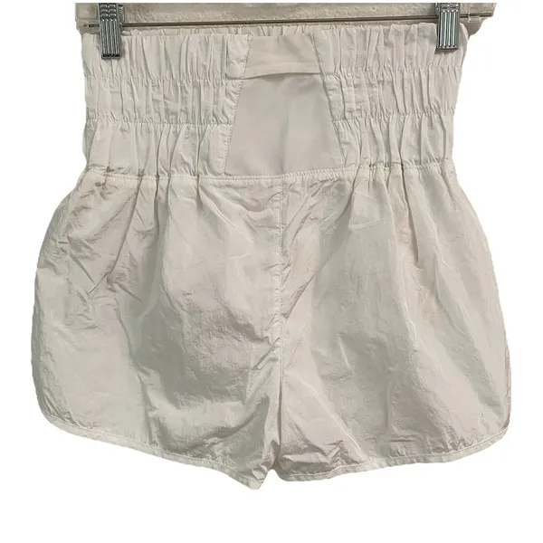 Free People Movement‎ The Way Home Shorts White Size S High Rise Running Gym - Image 2