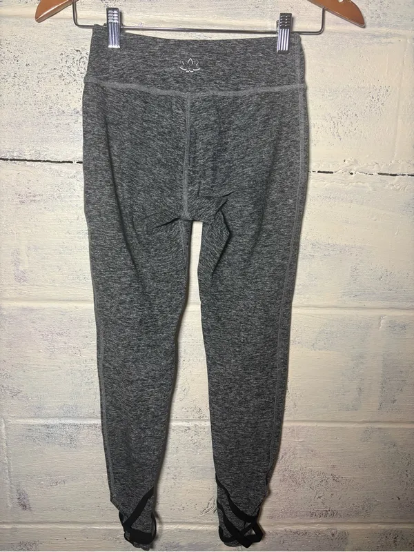 Beyond Yoga Leggings Strappy Ballet Spacedye Gray XS - Image 7