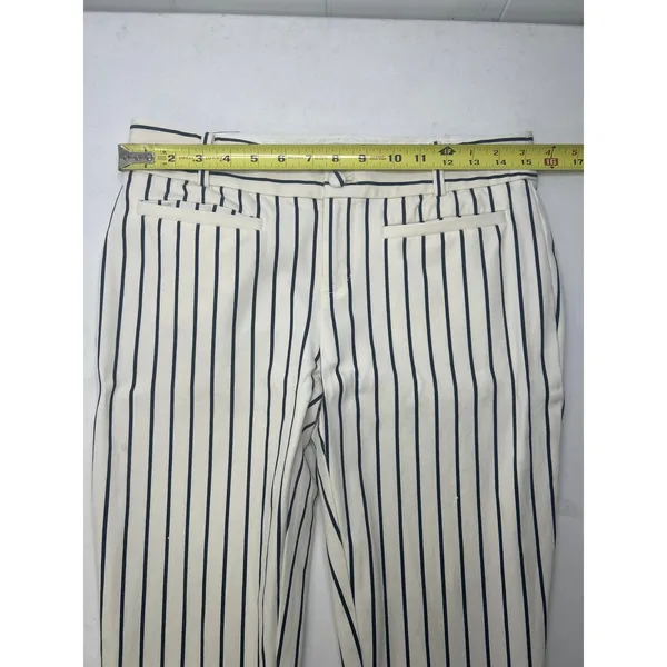 Anthropologie “The Essential Slim” Striped Pants – Size 6 - Image 6