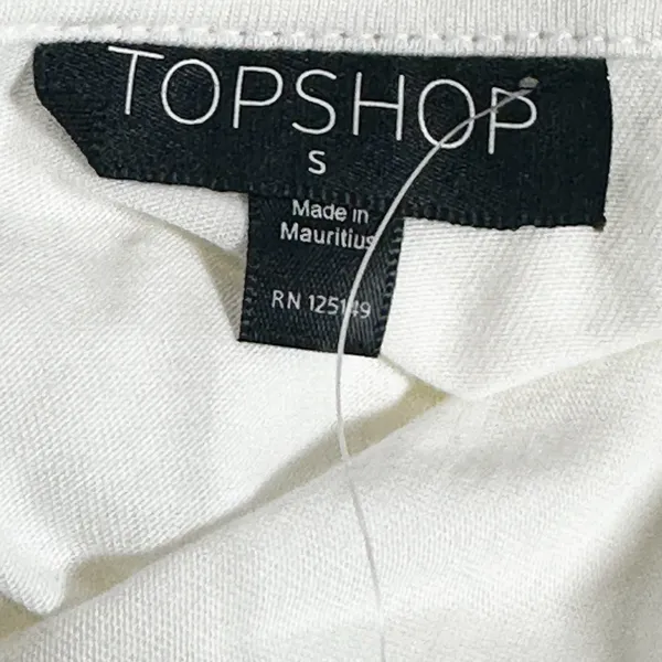 Topshop White Ruffle Trim Open Back Romper Size Small NWT  - Image 11