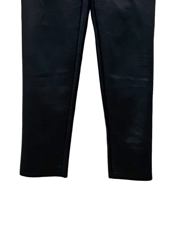 Wilfred Aritzia Melania Faux Leather Pants Black Size 4 Minimalist Classic Sexy - Image 10