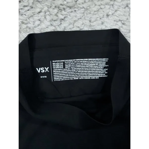 Victoria's Secret VSX Activate 25 Inch Inseam Legging Size Medium Faux Leather - Image 7