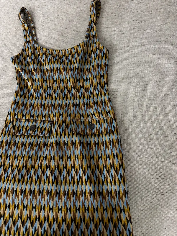 Zara Retro Print Mini Dress - Image 2