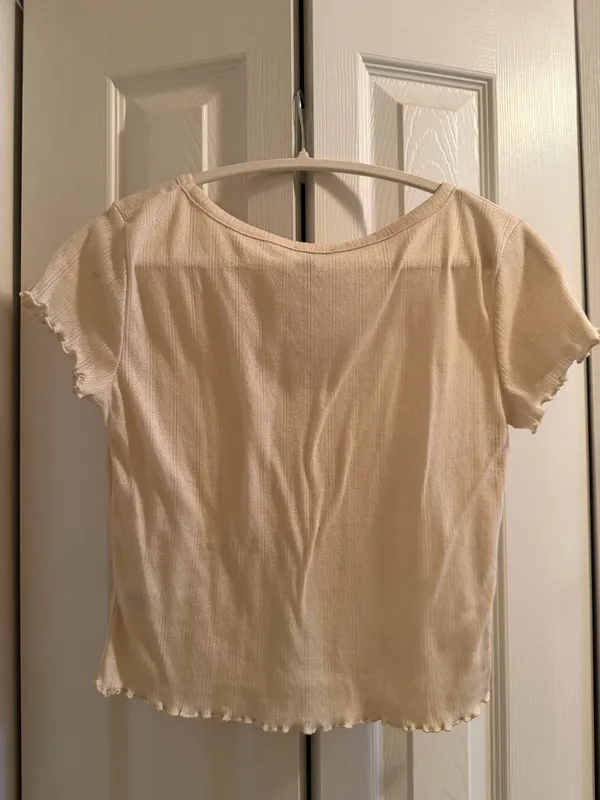 Cream Top Tan Size M - Image 2