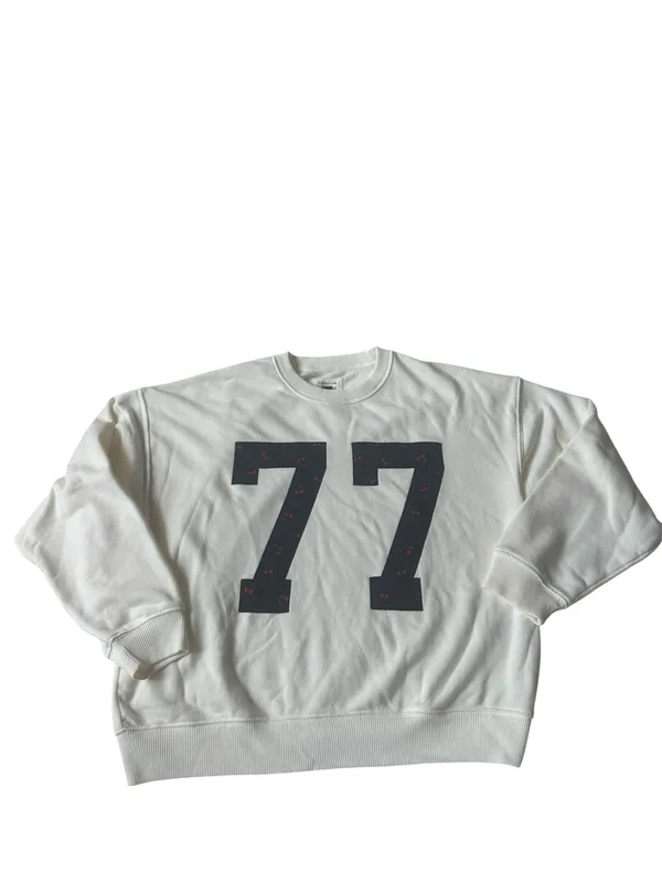 American Eagle Relaxed Graphic Sweatshirt with cherry details - Image 4