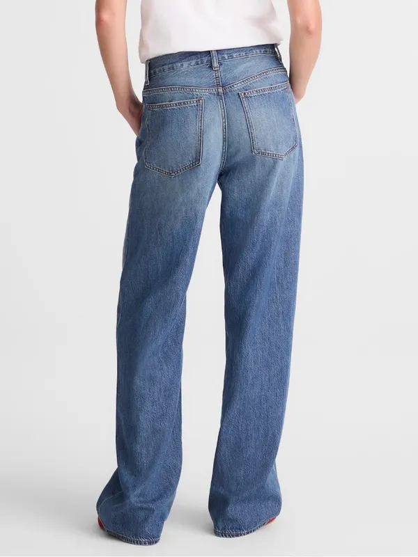 Madewell The Low-Slung Baggy Jean in Airy Denim Pickett Wash NWT $148 Size 30 - Image 3