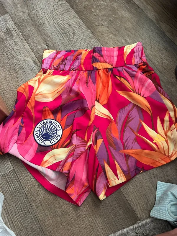 NWT! FARM Rio x Adidas Pacer Shorts size XS - Image 3