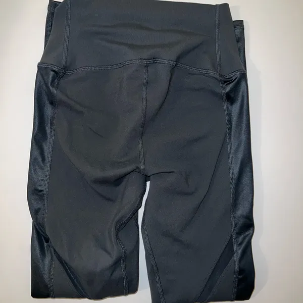 Alo Leggings Pants Womens Xtra Small XS Gray Pull On Skinny RN# 87370 Mesh - Image 3
