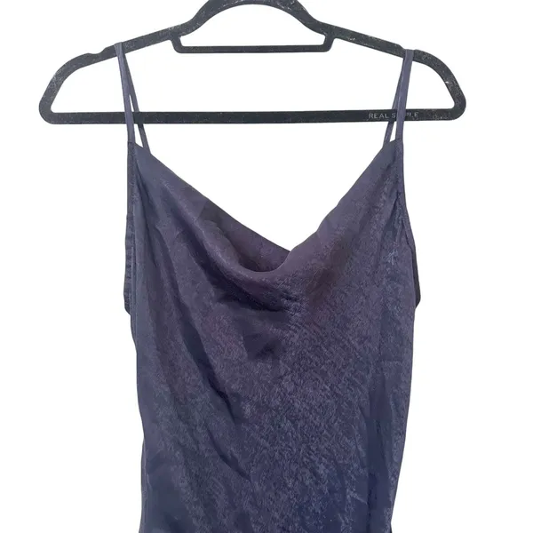ANTHROPOLOGIE Hutch Cowlneck‎ Maxi Dress Navy NWT Medium - Image 4