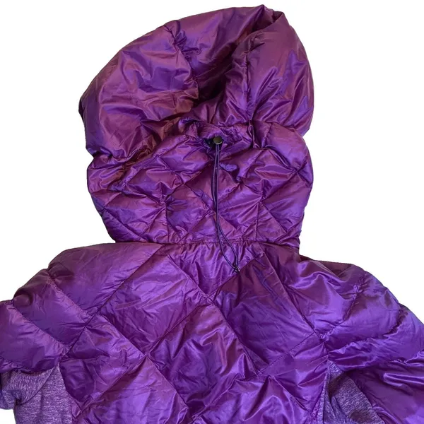Lululemon Down For A Run Jacket Women’s 6 Purple Hooded Insulated Zip - Image 6