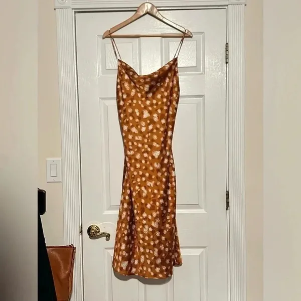 BARDOT Animal Spot Slip Midi Dress size Medium‎ - Image 2