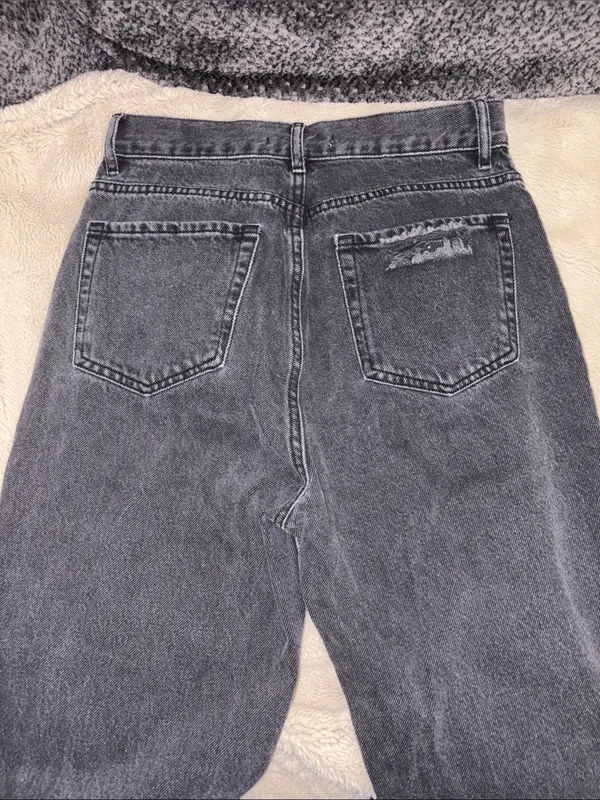 PacSun Women's Ultra High Rise Slim Distressed Jeans, Size 27 - Image 4