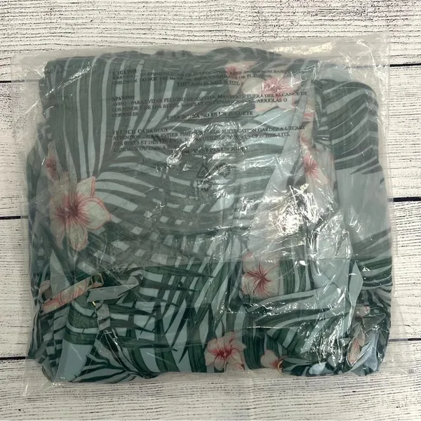 Show Me Your MuMu Caitlin Ruffle Maxi Dress Floral Hanalei Dream Tropical XS - Image 6