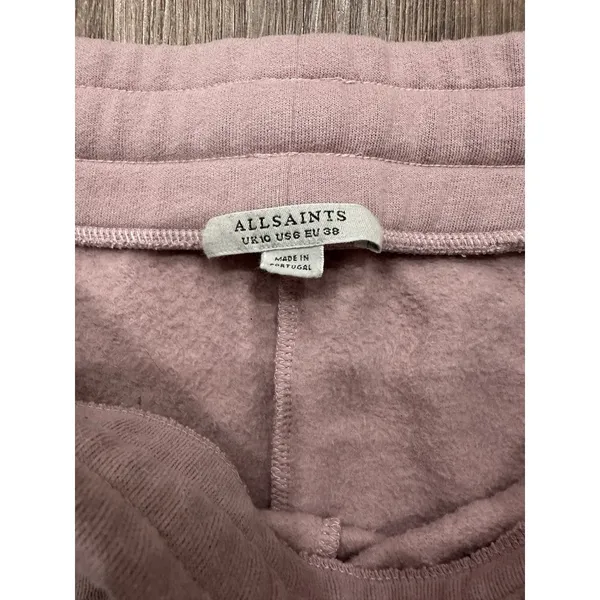 AllSaints Lucia Mauve Sweatpants‎ Joggers Size 6 - Image 4