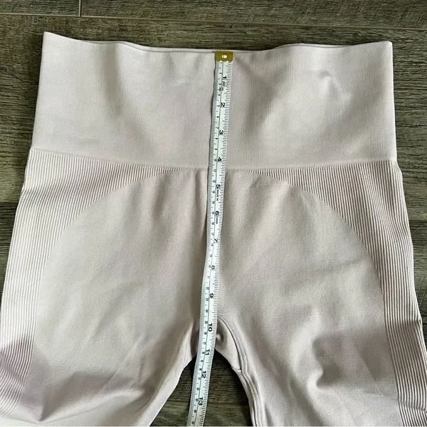 Set Active Sculptflex Legging in Fawn Seamless Ribbed Activewear Pants Medium - Image 6