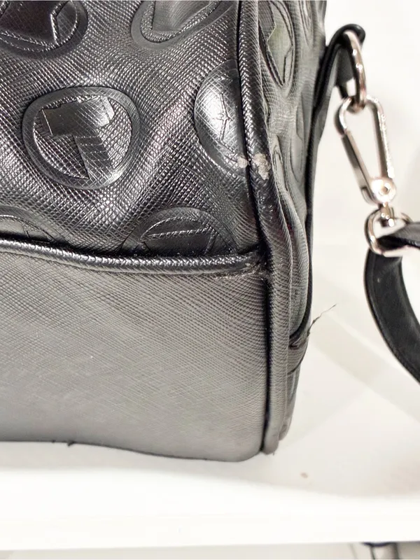 Loungefly Avengers Faux Leather Cross Body Handbag Black - Image 3