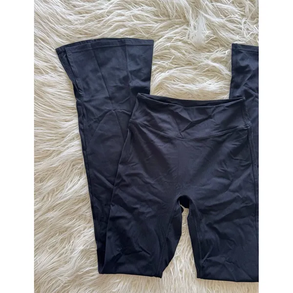 Irongrind Reborn Flared Leggings Jet Black Size Small - Image 7