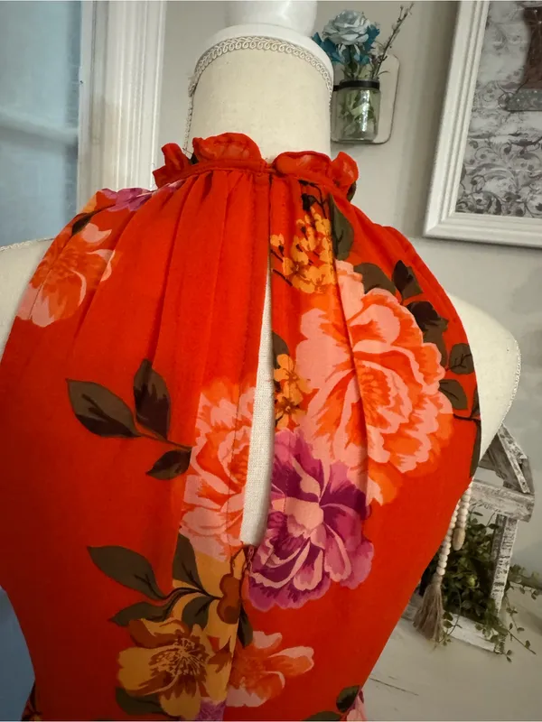 Donna Morgan Jardin Floral Midi Dress | Size 4 - Image 4