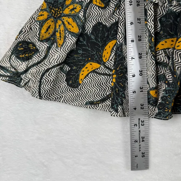 Ulla Johnson Floral Zigzag Cotton Ruffle Mini Dress Spring Summer 2022 Size 4‎ - Image 6