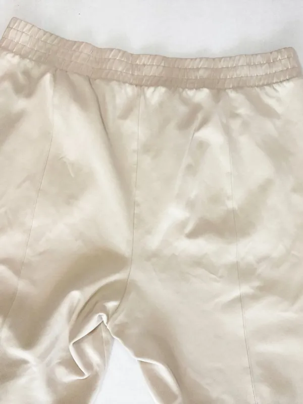 Old Navy High-Waisted Wide-Leg Fleece Sweatpants Lounge Wear - XXL - Light Beige - Image 7