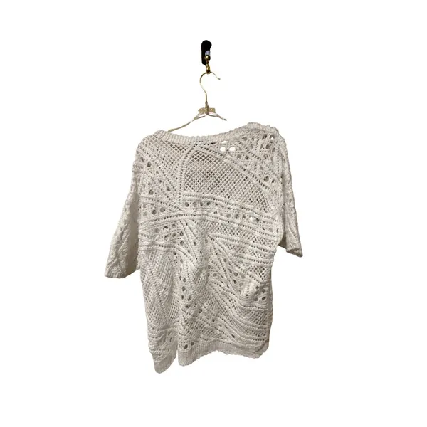 DKNY Cotton‎ Crochet Sweater Size XL - Image 7