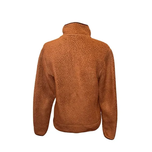 Patagonia Retro Pile Quarter Zip Fleece Pullover Women’s Size Medium Brown - Image 2