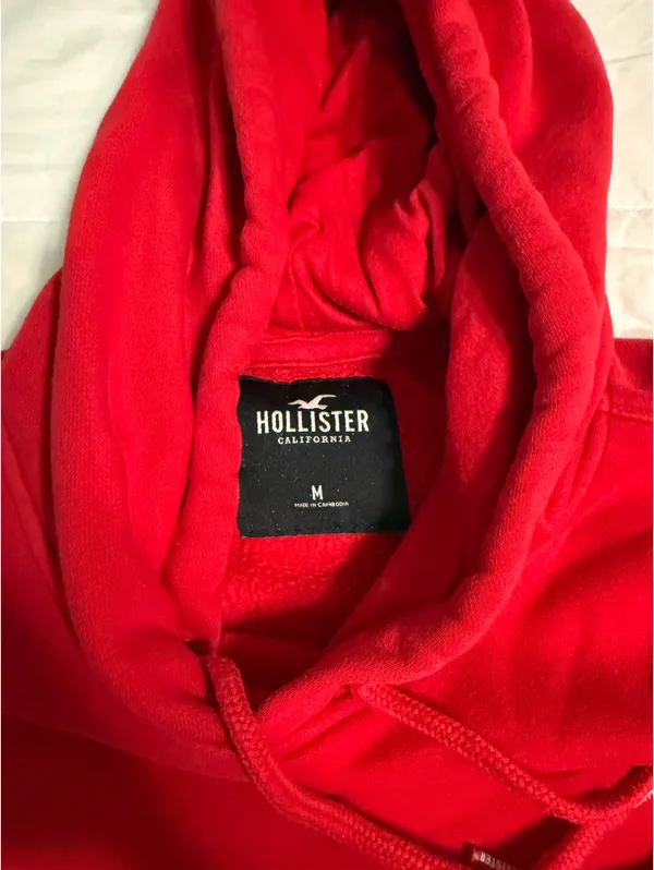 Hollister Red Hoodie - Image 4