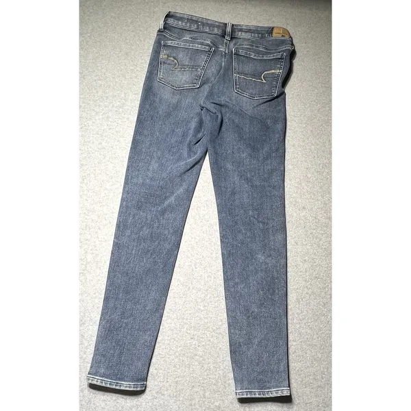 American Eagle Outfitters Women's Super Stretch X4 High Rise Jegging Size 8 Long - Image 9