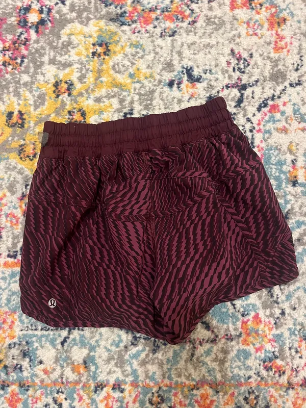 Maroon Lululemon Shorts  - Image 2