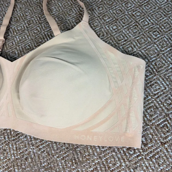 Honeylove Silhouette Wireless Lined Molded SAND Support Bra Size XL 38D/DD(E) - Image 2
