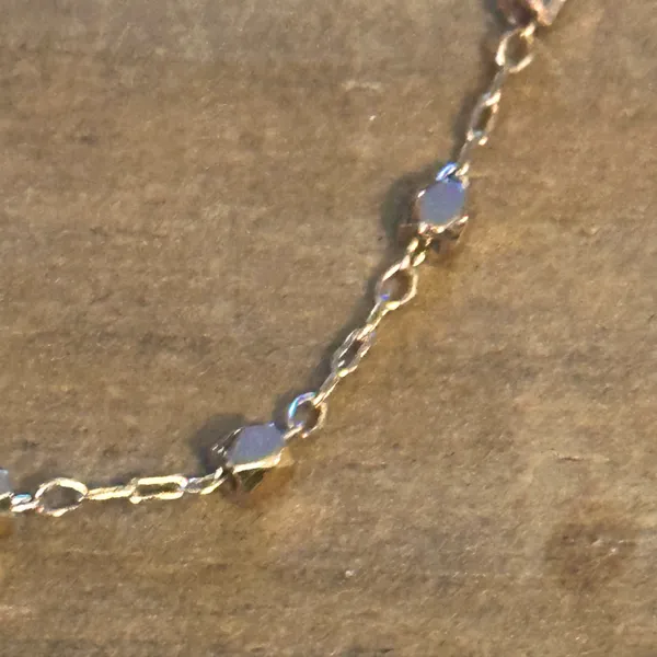 Frenzy Dainty Ball Chain Necklace Gold - Image 3