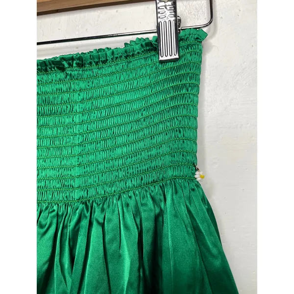 NEW Natural Life Silky Satin Green Womens Shorts Size SMALL - Image 5