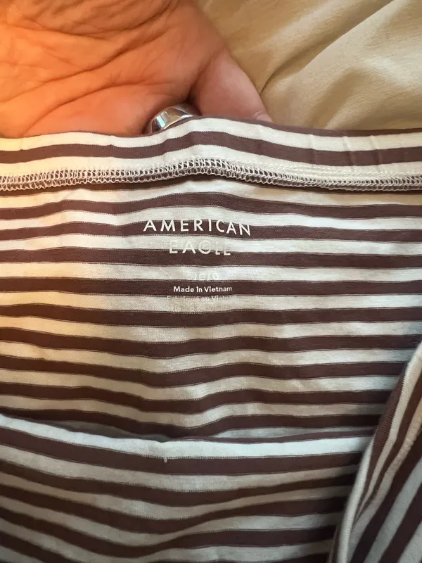 American Eagle Striped Tube Top - Image 3