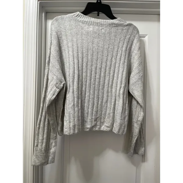 American‎ Eagle Ribbed Crew Neck Long Sleeve Cozy Knit Sweater Top M - Image 2