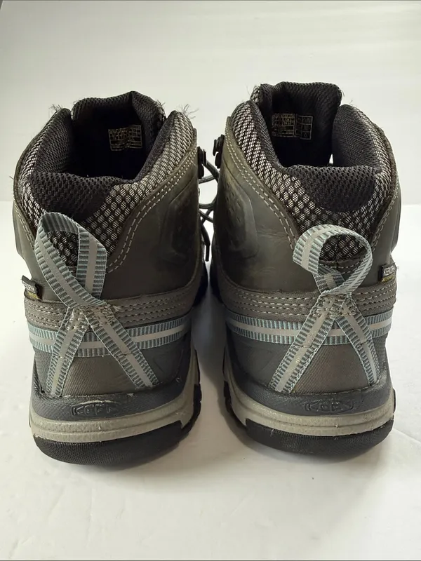 Keen Kids Gray and Black Trail Boots - Image 3