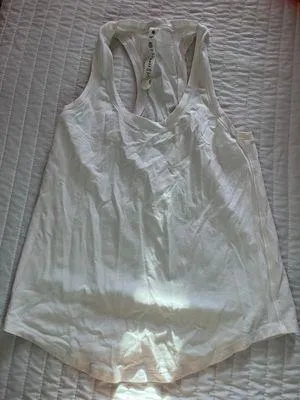 Lululemon White Tank - Image 4