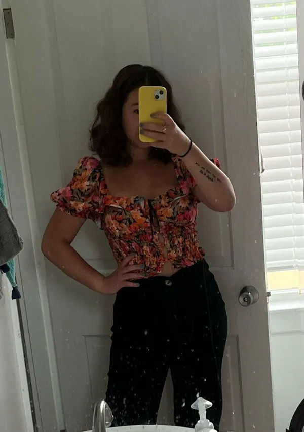 For Love & Lemons Floral Top - Image 3