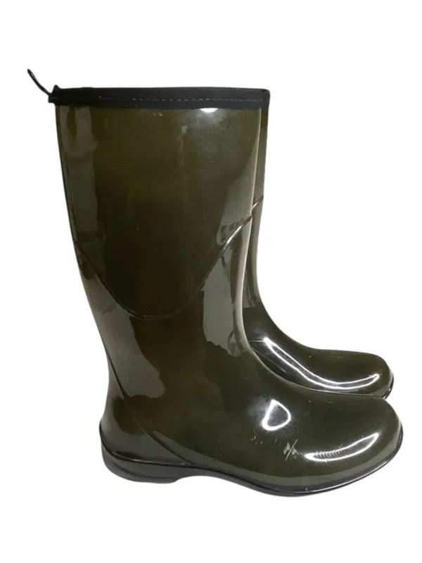 Kamik ☔︎︎ Heidi Glossy Tall Wellies Rainy Day Rain Boot ☔︎︎ Khaki Green ☔︎︎ 7M - Image 5