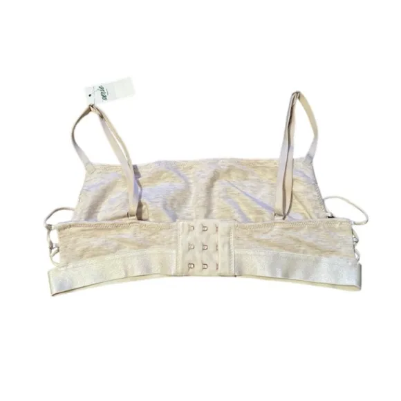 Aerie Real Good Light Heather Gray‎ Wireless Bra Sz S NEW - Image 2