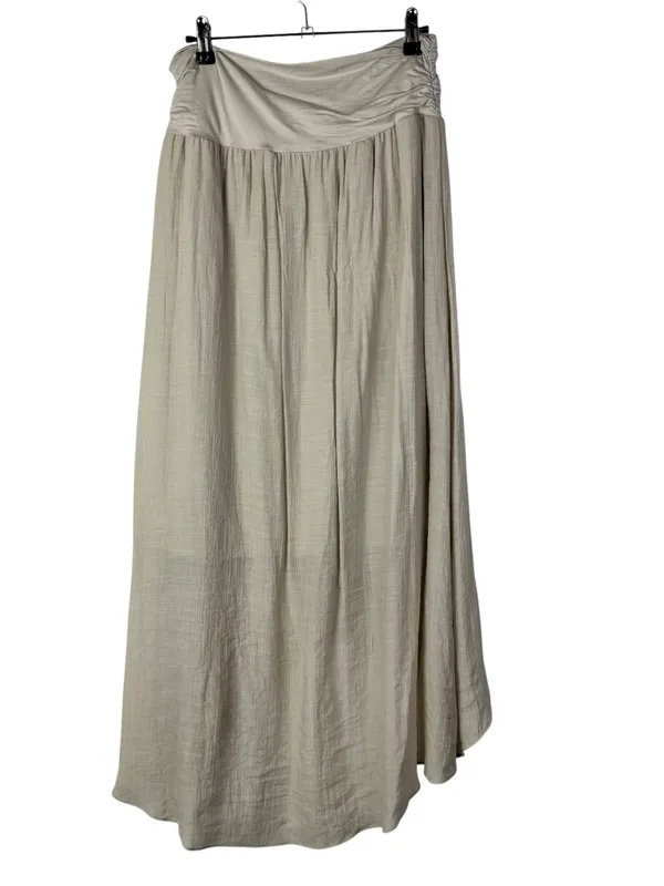 Apt. 9 Tan Asymmetrical Wrap Maxi Skirt L - Image 2