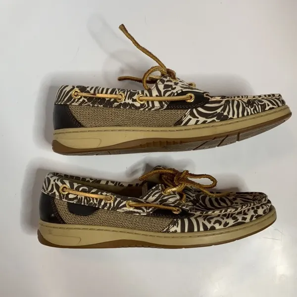 Sperry zebra‎ print loafers size 6.5 - Image 2